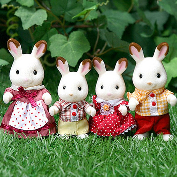 Sylvanian families white rabbit family on sale