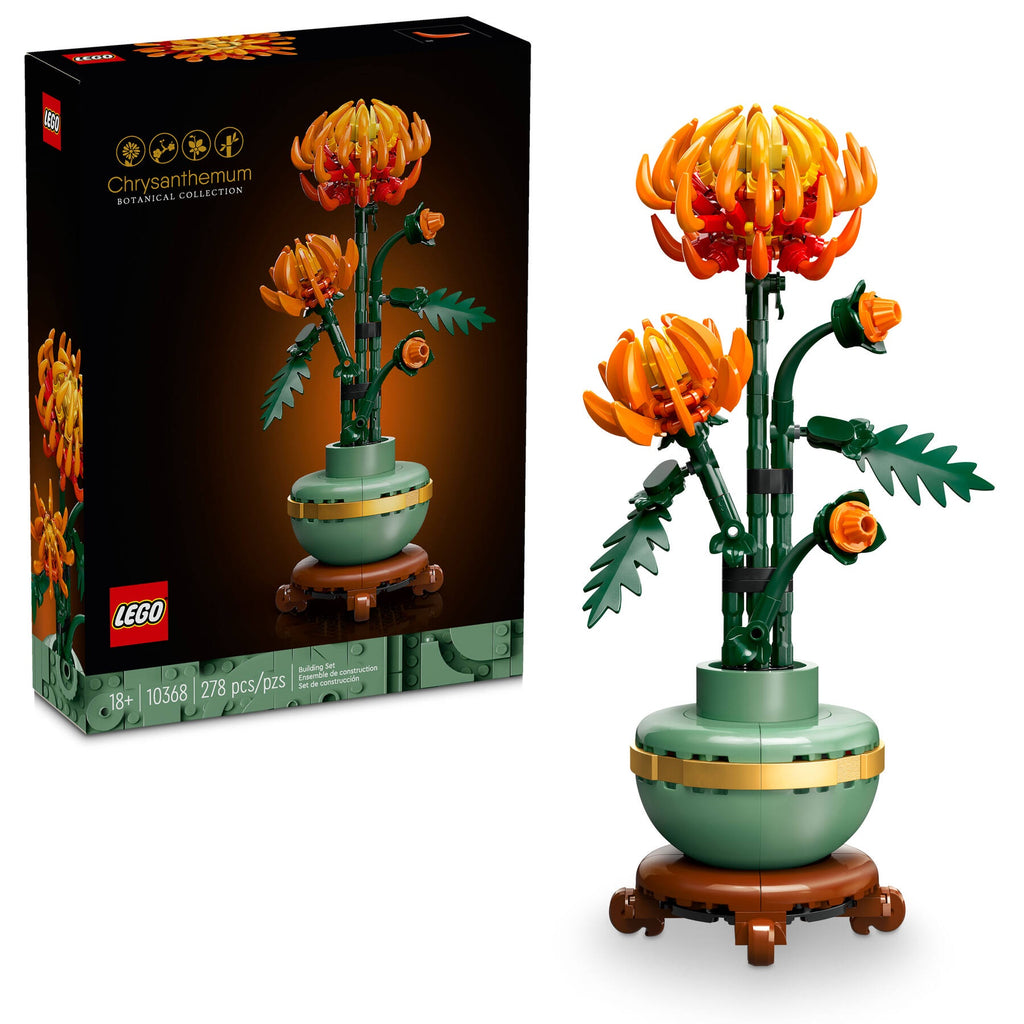 Lego Icons Chrysanthemum Flower Set 10368