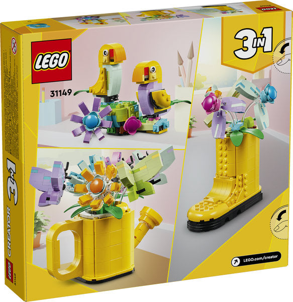 Lego Creator - 3 in 1 Flowers in a Watering Can: 31149