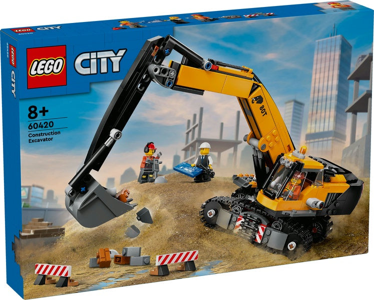 Lego City - Yellow Construction Excavator: 60420