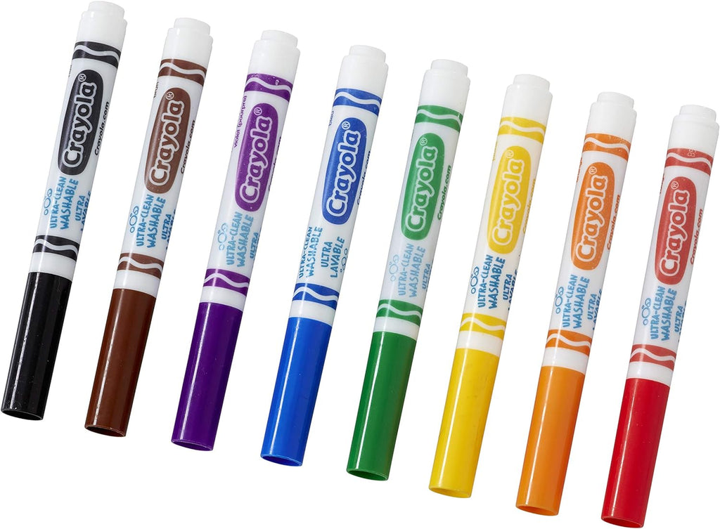 8 Ultra Clean Washable Broad Markers Eco by Crayola