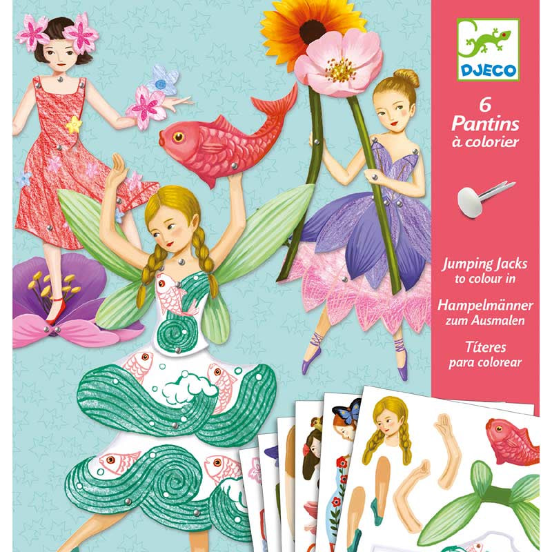 Djeco Fairies Paper Puppets