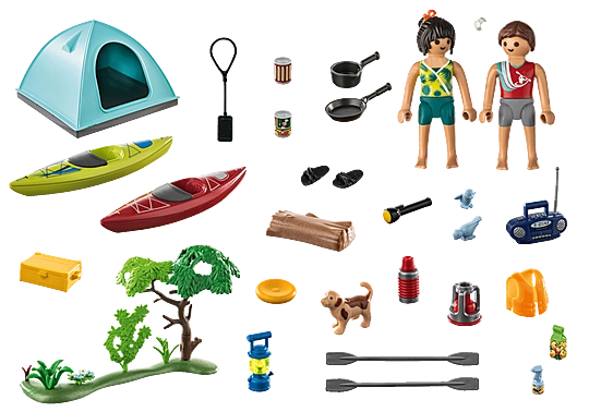 Playmobil - Camping with Campfire 71425