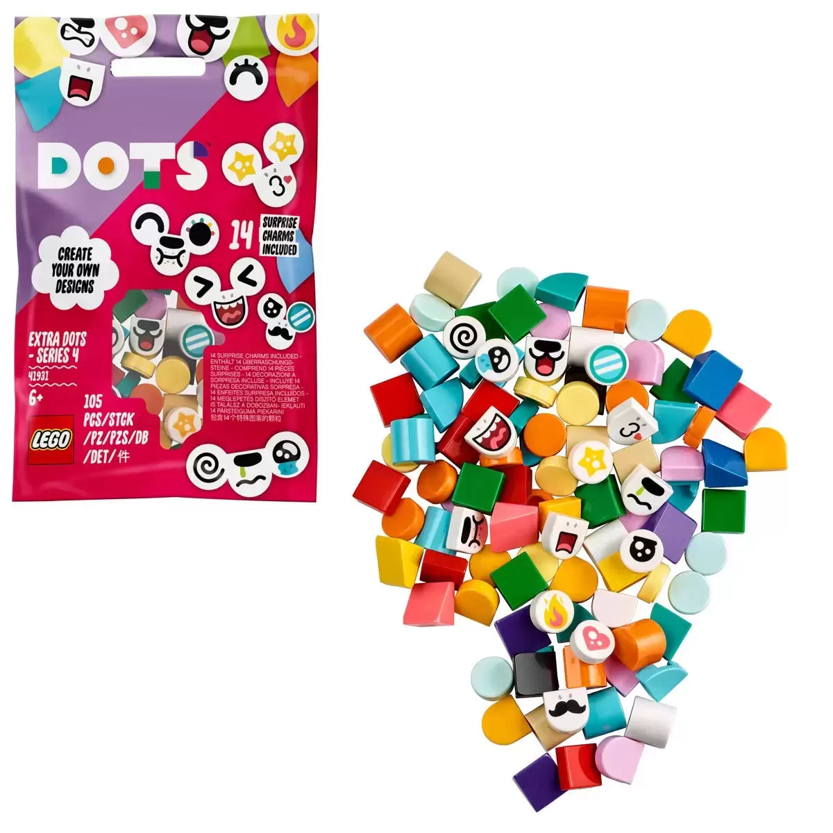 LEGO DOTS - Extra DOTS Series 8 – Glitter and Shine 41803 – Giddy Goat Toys
