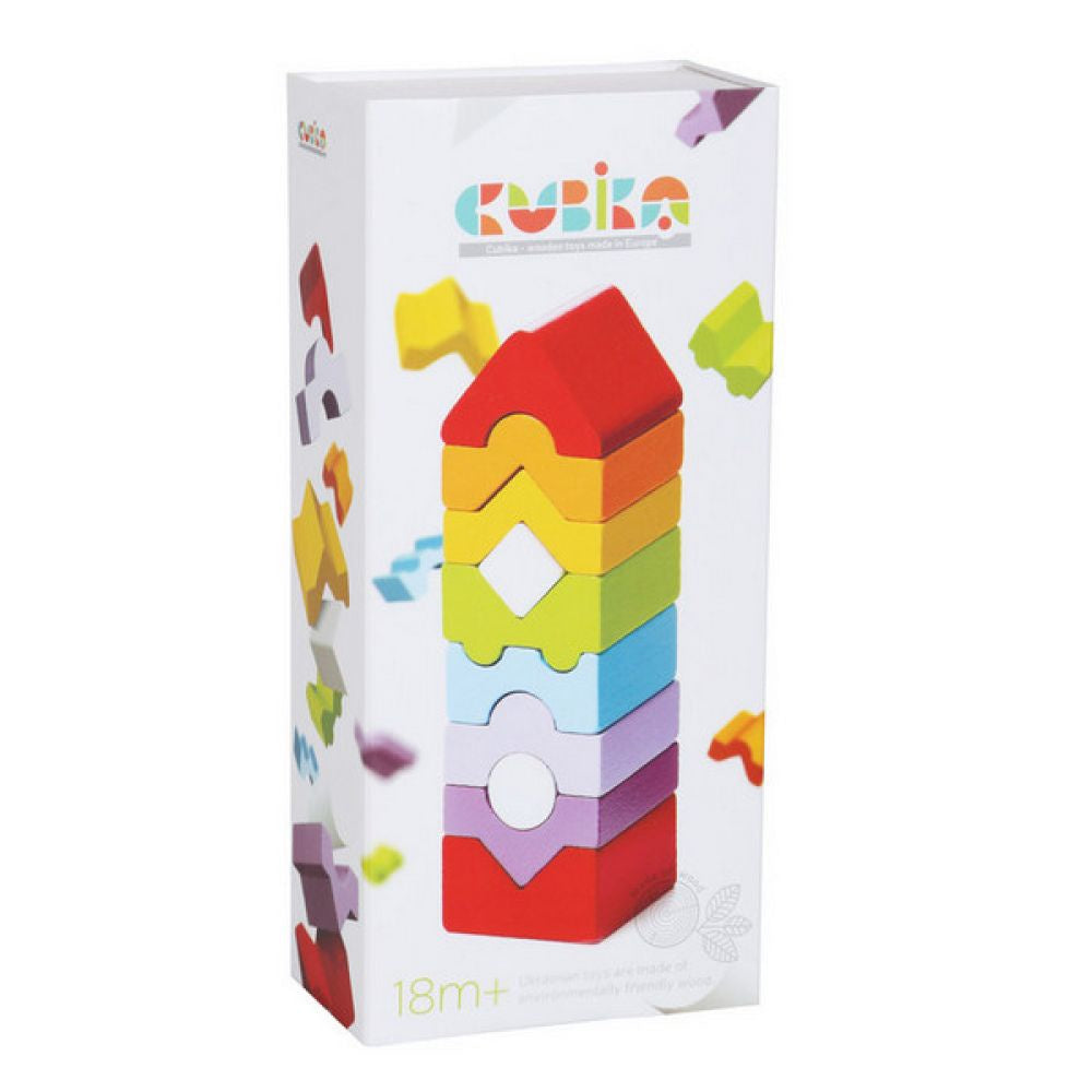 Cubika Wooden Rainbow Tower