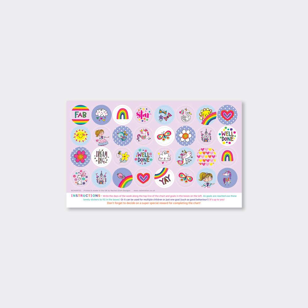 Reward chart - Princess Unicorn