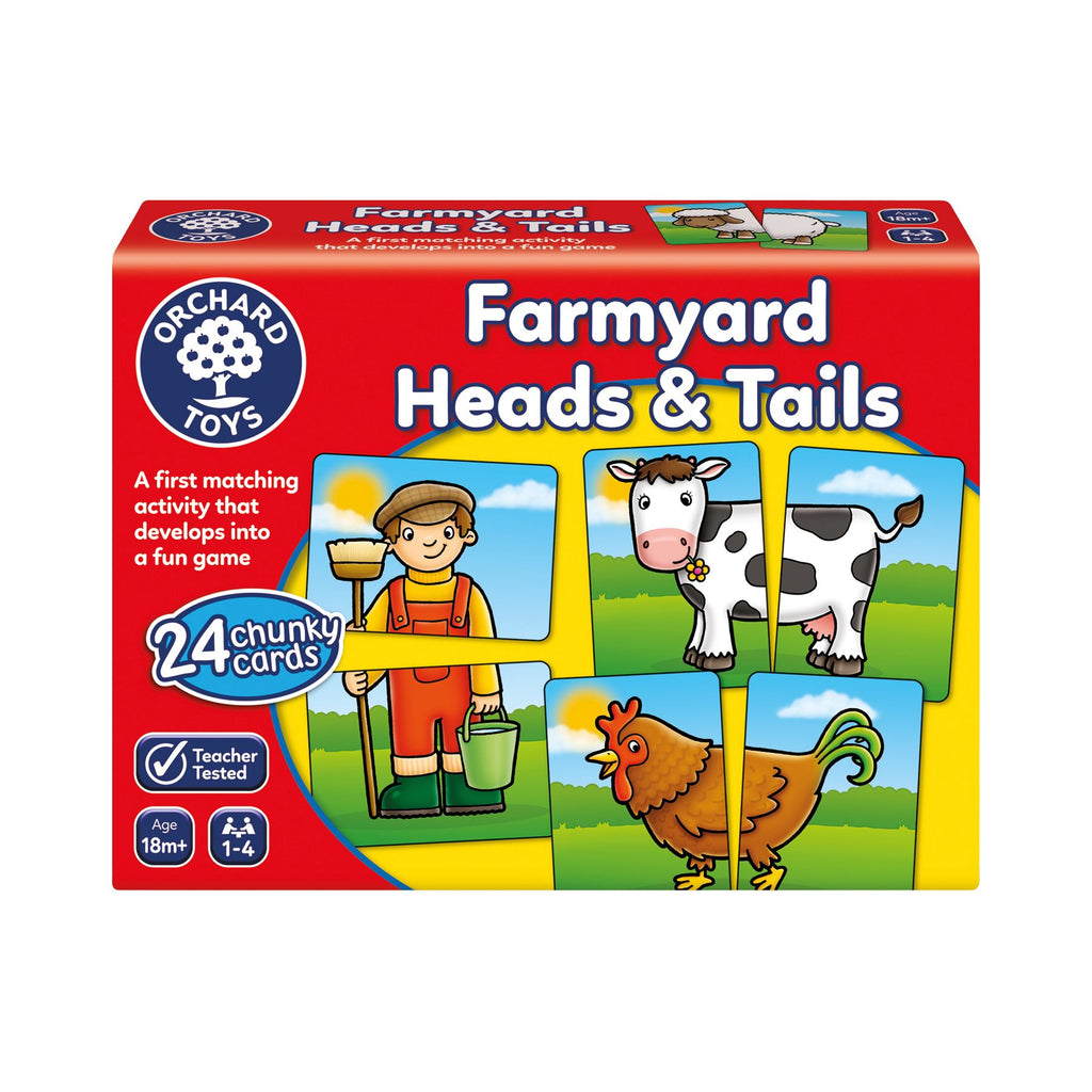 Farmyard Heads and Tails matching game